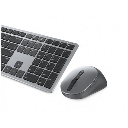 DELL KM7321W teclado Ratón incluido Oficina RF inalámbrico + bluetooth Gris, Titanio
