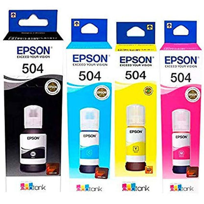 CARTUCHO EPSON MODELO T504 NEGRO, PARA L4150, L4160, L6161, L6171, L6191