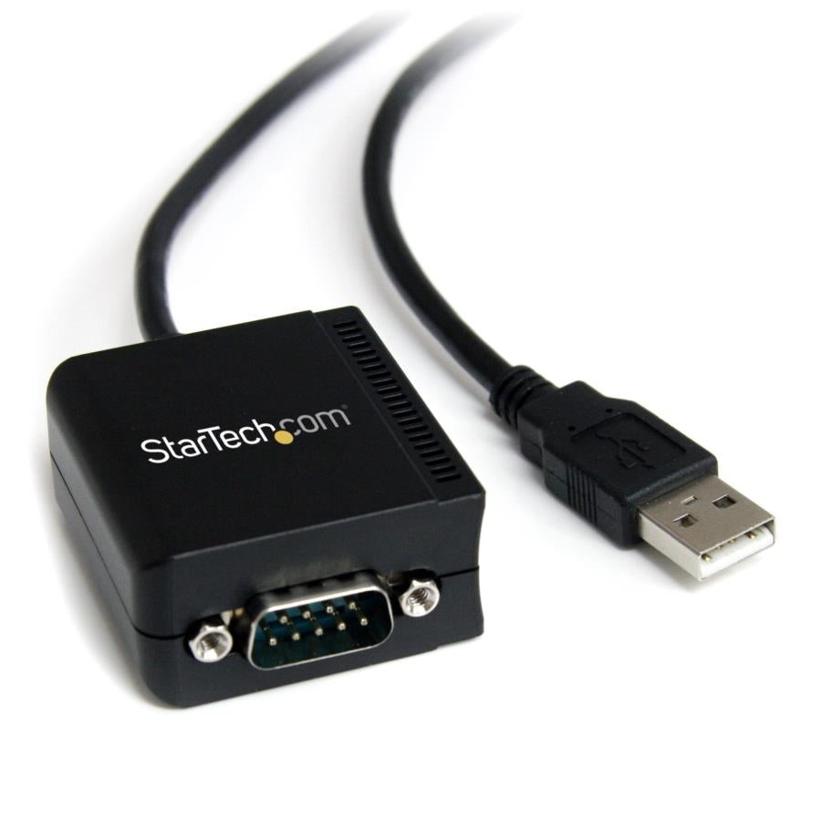 StarTech.com ICUSB2321F cambiadores de género de cables DB-9 USB 2.0 A Negro
