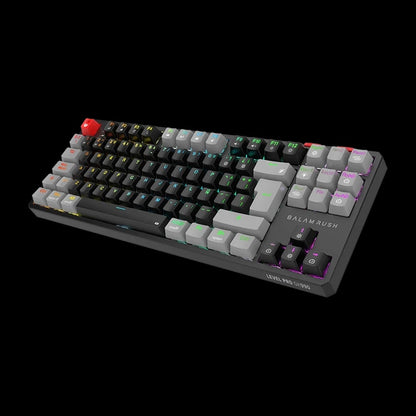 Balam Rush BR-940672 teclado Juego RF inalámbrico + bluetooth QZERTY Español Negro, Gris