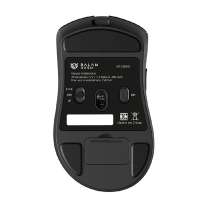Balam Rush BR-938549 ratón Juego Bluetooth + USB Type-C Óptico 12000 DPI