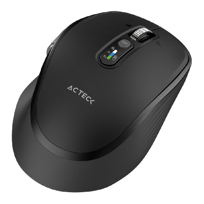 Acteck Virtuos Pro Ultra MI777 ratón Universal Diestro RF Wireless + Bluetooth + USB Type-C Óptico 4800 DPI