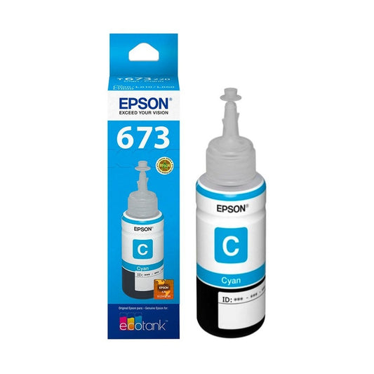 CARTUCHO EPSON MODELO 673 CYAN, PARA L800, L1800 , L805