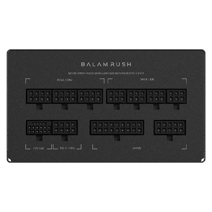 Balam Rush BR-937658 unidad de fuente de alimentación 850 W 24-pines ATX ATX Negro