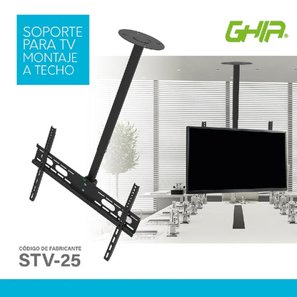 Ghia STV-25 soporte para TV 177.8 cm (70") Negro