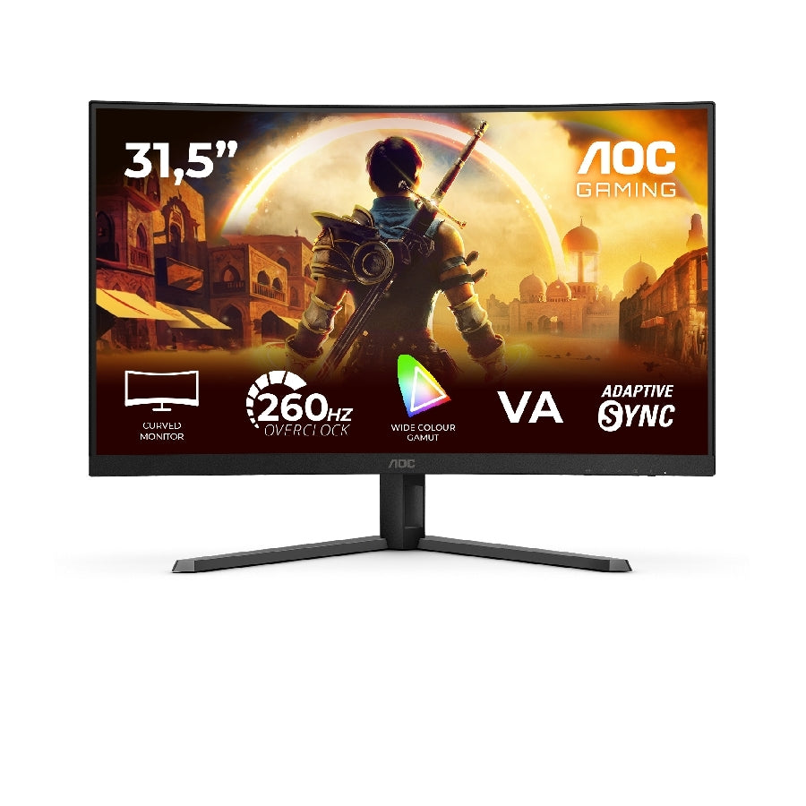 AOC G4 C32G42ZE monitor de computadora 80 cm (31.5") 1920 x 1080 Pixeles Full HD LED Negro, Rojo