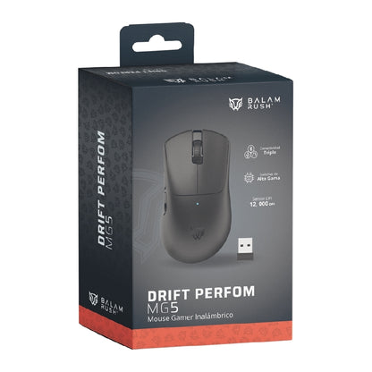 Balam Rush BR-938549 ratón Juego Bluetooth + USB Type-C Óptico 12000 DPI