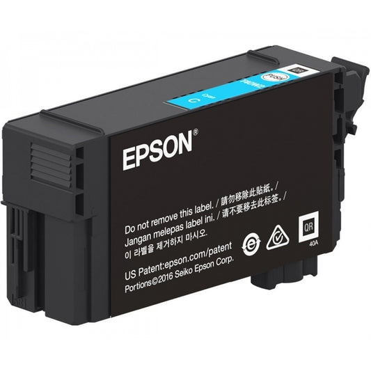 CARTUCHO EPSON MODELO T40W CYAN, PARA PLOTTER T3170SR/ T3170M/ T5170SR/ T5170M (50 ML)