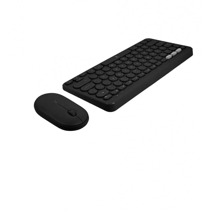 Perfect Choice PC-201397 teclado Ratón incluido Universal RF inalámbrico + bluetooth Negro