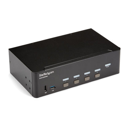 StarTech.com SV431DHD4KU interruptor KVM Montaje en rack Negro