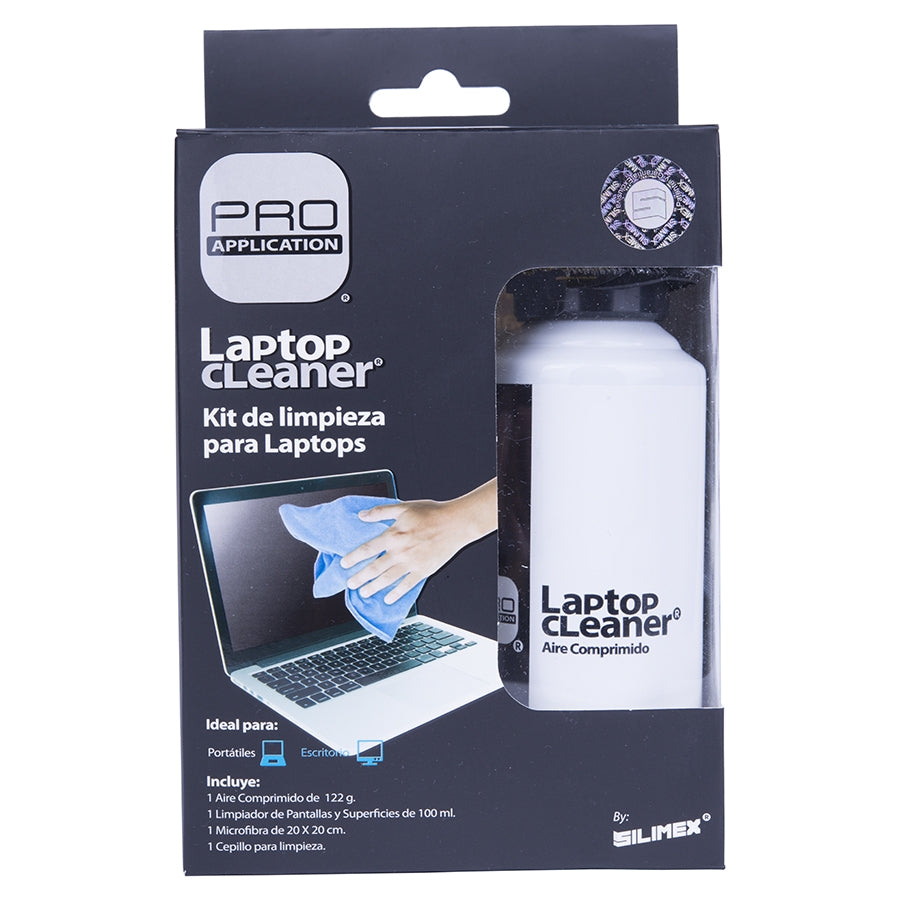 KIT DE LIMPIEZA | SILIMEX | LAPTOPCLEANER | LIMPIADOR Y PROTECTOR ANTIESTÁTICO PARA LAPTOP | PROTECCION UV | ELIMINA EL 99.9% DE VIRUS, BACTERIAS Y HONGOS