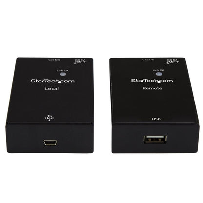 StarTech.com USB2001EXTV extensor de consola Consola transmisora y receptora 480 Mbit/s