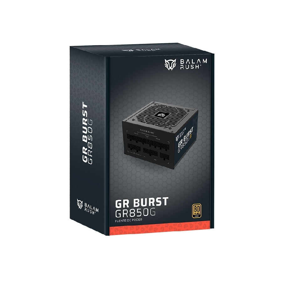 Balam Rush BR-937658 unidad de fuente de alimentación 850 W 24-pines ATX ATX Negro