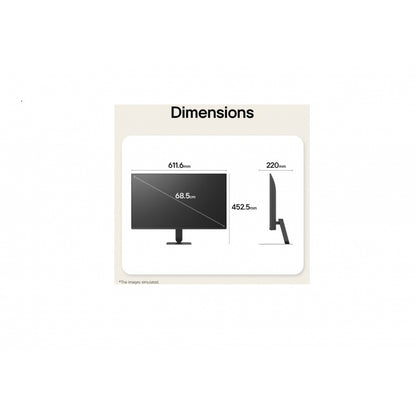 MONITOR LG SMART 27U511SB-W WEBOS FHD 27 PULG,PANEL IPS,120HZ,1920X1080,TR5MS,16:9,250CD/M2,1500:1,SRGB 99%,HDR10,HDMI,USB-A,WIFI,BLUETOOTH,GOOGLECAST,SCREENSHARE,AIRPLAY2,ALTAVOZ 5WX2,VESA100X100