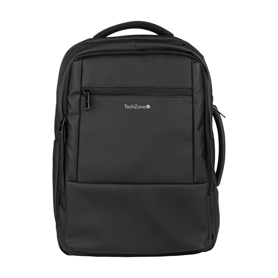 MOCHILA - BACKPACK - TECHZONE- TZLBP32 - URBANBIZ - 16 PULGADAS - 5 COMPARTIMIENTOS - EXPANDIBLE - NEGRA