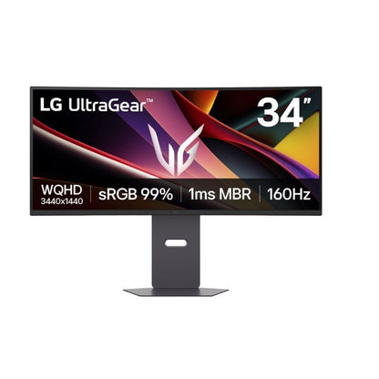 MONITOR PC LG 34G600A GAMING ULTRAGEAR CURVO WQHD 34,PANEL VA,3440X1440,160HZ,TR 1MS(MBR),ASP 21:9,BRILLO 300CD/M2,CONTR 4000:1,1800R,HDR10,AMD FREESYNC,HDMI,DISPLAYPORT,SPEAKER 5WX2,VESA 100X100.