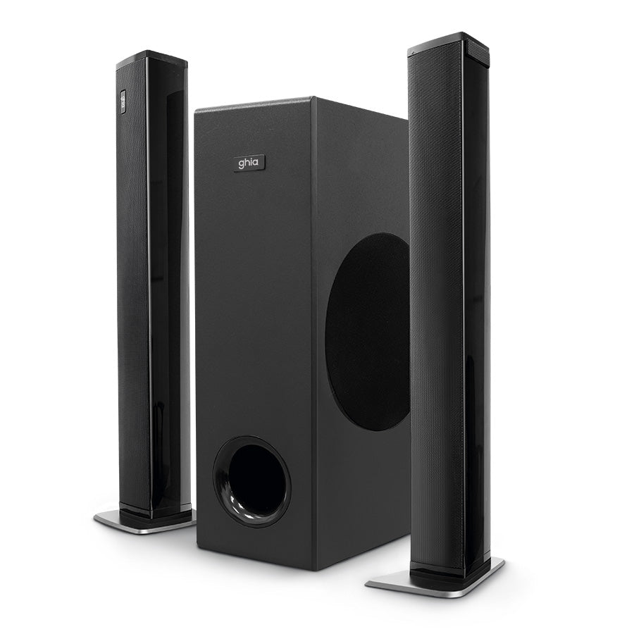 Ghia GSB-014 altavoz para barra de sonido Negro 2.1 canales 100 W