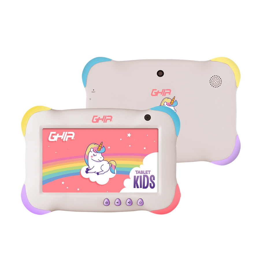 TABLET GHIA KIDS 7 PULG/A133 QUADCORE/2GB RAM/32GB /2CAM/WIFI/BLUETOOTH/2500MAH/ANDROID 13 GO /VIOLETA