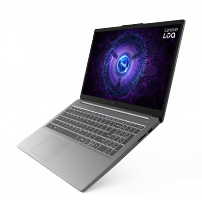Lenovo LOQ 15IAX9E Intel® Core™ i5 i5-12450HX Computadora portátil 39.6 cm (15.6") Full HD 8 GB DDR5-SDRAM 512 GB SSD NVIDIA GeForce RTX 3050 Wi-Fi 6 (802.11ax) Windows 11 Home Español Gris