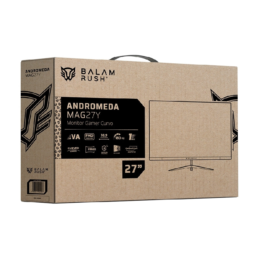 Balam Rush Andromeda MAG27Y monitor de computadora 68.6 cm (27") 1920 x 1080 Pixeles Full HD LED Negro
