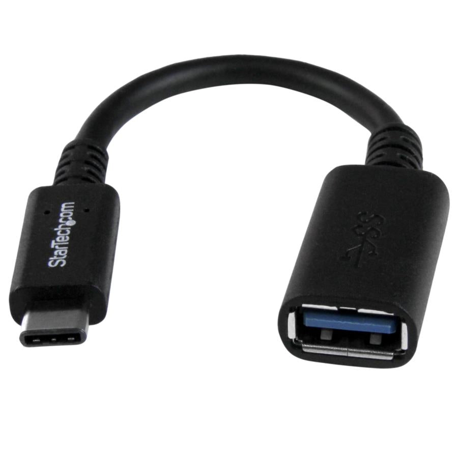 StarTech.com USB31CAADP cable USB USB 3.2 Gen 1 (3.1 Gen 1) 0.15 m USB C USB A 5 Gbit/s Negro