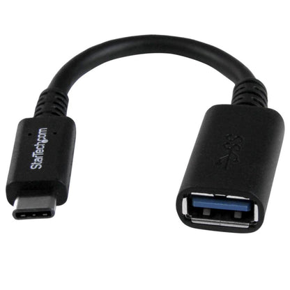 StarTech.com USB31CAADP cable USB USB 3.2 Gen 1 (3.1 Gen 1) 0.15 m USB C USB A 5 Gbit/s Negro