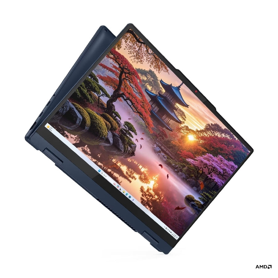 Lenovo IdeaPad 5 2-in-1 14AKP10 Copilot+ PC AMD Ryzen AI 7 350 Híbrido (2-en-1) 35.6 cm (14") Pantalla táctil WUXGA 16 GB 512 GB SSD Wi-Fi 7 (802.11be) Windows 11 Home Español Azul