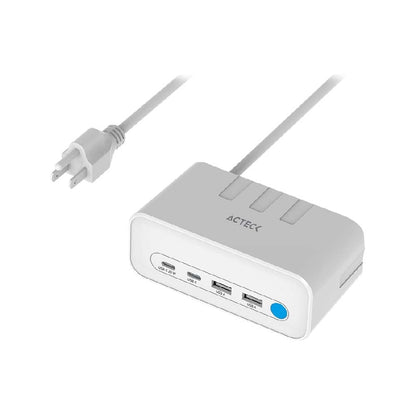 Acteck Energon Mate CE676 Universal Blanco Corriente alterna Carga rápida Interior