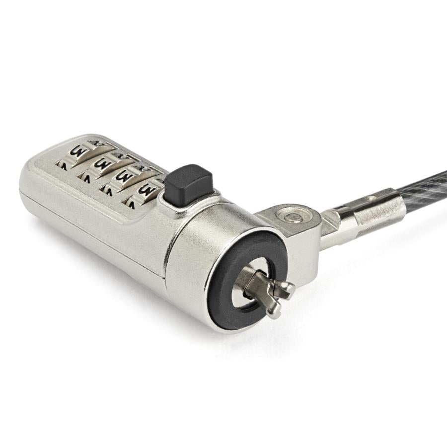 StarTech.com LTLOCKNBL cable antirrobo Negro, Plata 2.043 m