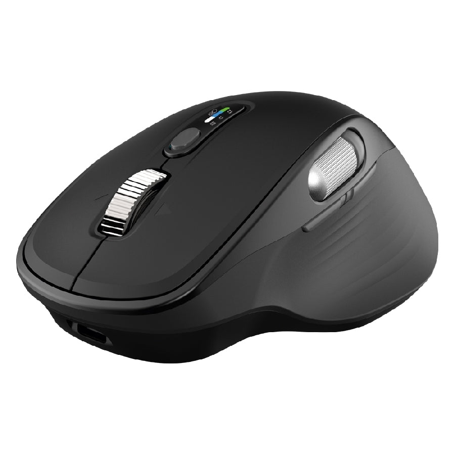 Acteck Virtuos Pro Ultra MI777 ratón Universal Diestro RF Wireless + Bluetooth + USB Type-C Óptico 4800 DPI