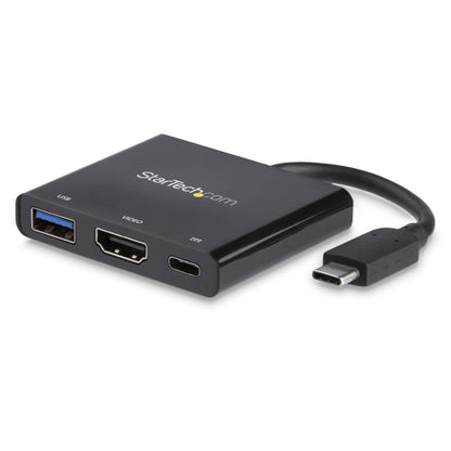 StarTech.com CDP2HDUACP base para laptop o replicador de puertos Alámbrico USB 3.2 Gen 1 (3.1 Gen 1) Type-C Negro