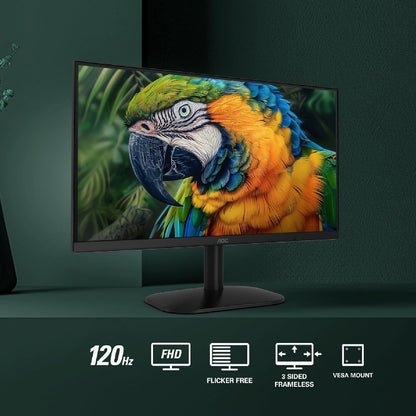 AOC Monitor 24B35H3 LED 23.8", 1920x1080 Full HD, 120Hz, HDMI, Negro monitor de computadora 60.5 cm (23.8") 1920 x 1080 Pixeles