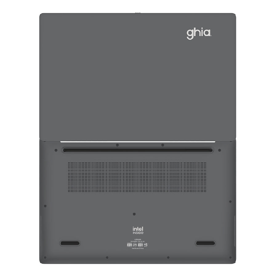 NOTEBOOK GHIA LIBERO 14 PLUG HD INTEL CELERON N4500 RAM 8GB SSD 128GB CAMARA FRONTAL 1.0 MPX WIFI-BT HDMI WIN 11 HOME COLOR GRIS