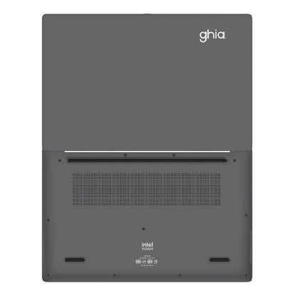 NOTEBOOK GHIA LIBERO 14 PLUG HD INTEL CELERON N4500 RAM 8GB SSD 128GB CAMARA FRONTAL 1.0 MPX WIFI-BT HDMI WIN 11 HOME COLOR GRIS