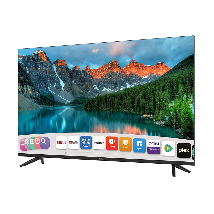 TELEVISION SMART GHIA WHALE TV 43 PULG FHD WIFI, RJ45,3 HDMI,2 USB, RCA, AUX 3.5MM/ OPTICO, DOLBY AUDIO