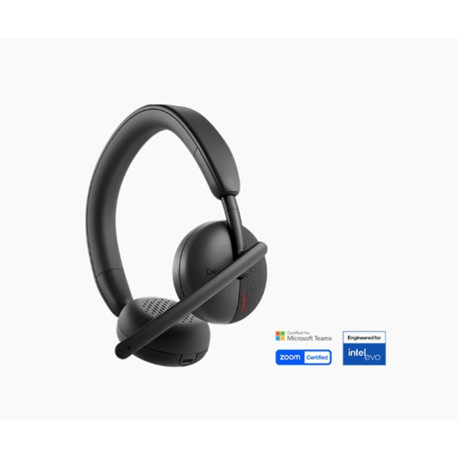DELL WL3024 Inalámbrico y alámbrico Diadema Llamadas/Música USB Tipo C Bluetooth Negro