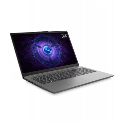 Lenovo LOQ 15IAX9E Intel® Core™ i5 i5-12450HX Computadora portátil 39.6 cm (15.6") Full HD 8 GB DDR5-SDRAM 512 GB SSD NVIDIA GeForce RTX 3050 Wi-Fi 6 (802.11ax) Windows 11 Home Español Gris