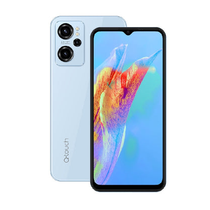 SMARTPHONE QTOUCH 6.5 PULG MT6762CB OCTACORE 64GB ALMACENAMIENTO 6GB RAM CAMARA 13MP 8MP COLOR AZUL