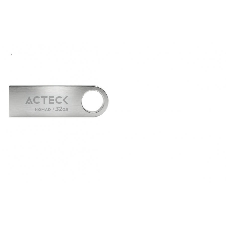 MEMORIA ACTECK NOMAD METAL MUF-32000 / 32GB / USB 2.0 / METALICA PLATEADA / AC-946216