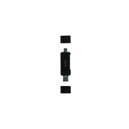 Acteck GATE EDIT DH450 lector de tarjeta USB 3.2 Gen 1 (3.1 Gen 1) Type-A/Type-C Plata