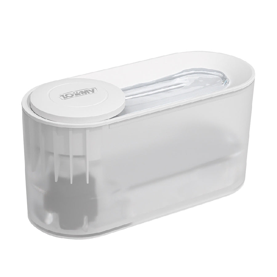 BEBEDERO PARA MASCOTAS ZOOMY 1.5L CON TRIPLE SISTEMA DE FILTRACION DE AGUA ULTRASILENCIOSO