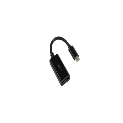 Acteck Shift Plus AD420 0.1 m USB Tipo C DisplayPort Negro