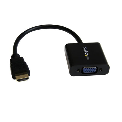 StarTech.com HD2VGAE2 adaptador de cable de vídeo Negro