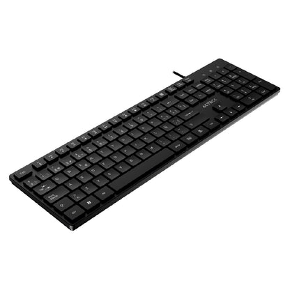 Acteck Vantage Aero TA545 teclado Universal USB Español Negro