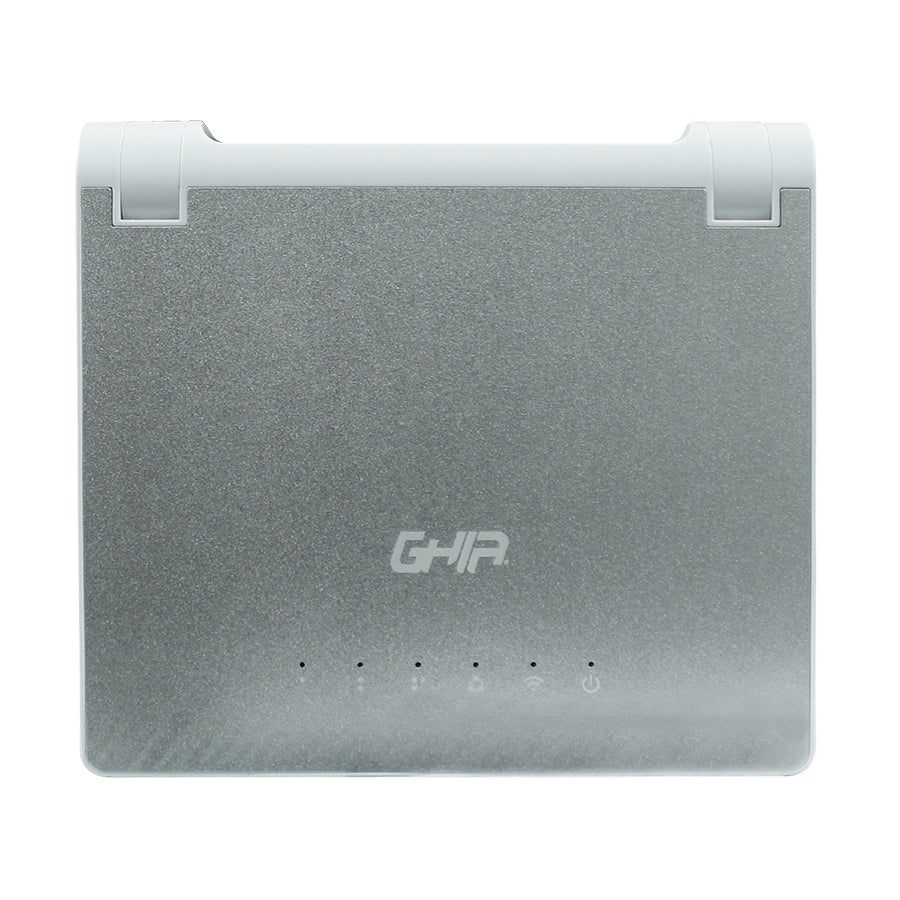 Ghia GNW-W1 router inalámbrico Ethernet rápido Banda única (2,4 GHz) Plata