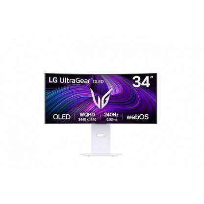 LG 34GX90SA-W monitor de computadora 86.4 cm (34") 3440 x 1440 Pixeles Wide Quad HD OLED Blanco