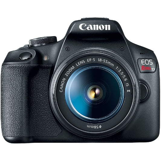 CAMARA CANON EOS REBEL T7, 24.1 MP, LENTE EF-S 18-55MM, SENSOR CMOS, PROCESADOR DIGIC 4, VIDEO FULL HD 1080, ISO FOTO 6400- VIDEO 6400, PUNTOS DE ENFOQUE 9 AF, LCD 3.0 PULGADAS