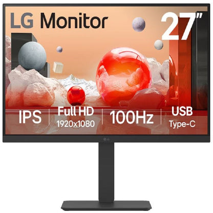 LG 27BA750-B monitor de computadora 68.6 cm (27") 1920 x 1080 Pixeles Full HD LCD Negro