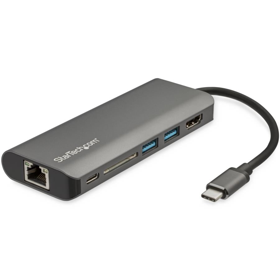 StarTech.com DKT30CSDHPD3 base para laptop o replicador de puertos Alámbrico USB 3.2 Gen 1 (3.1 Gen 1) Type-C Negro, Gris