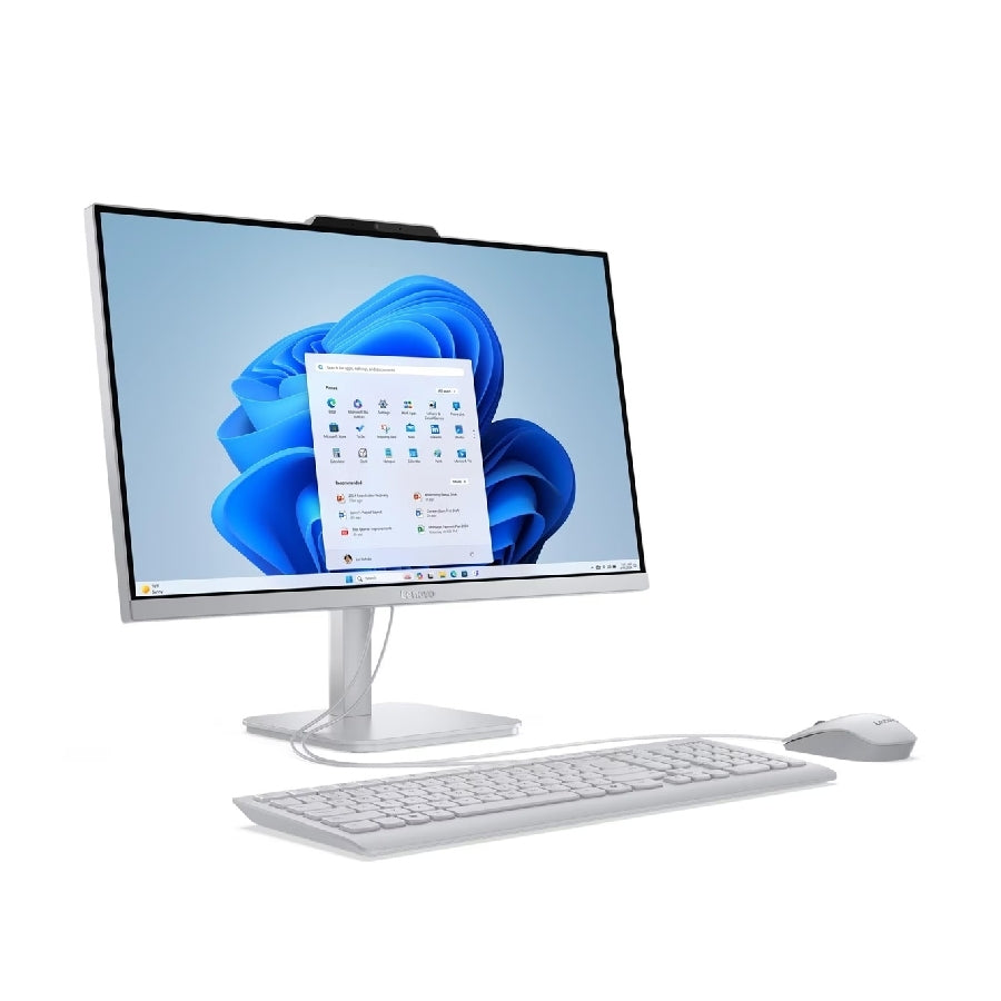 Lenovo A100 Intel® Core™ i3 i3-N305 60.5 cm (23.8") 1920 x 1080 Pixeles PC todo en uno 8 GB DDR4-SDRAM 512 GB SSD Windows 11 Home Wi-Fi 6 (802.11ax) Gris